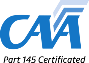 CAANZ Part 145 Approved badge with rotating animation